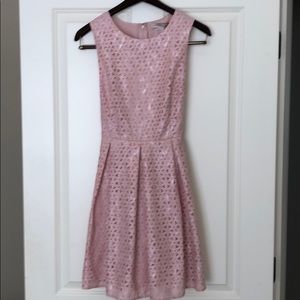 Lace Overlay Sleeveless Dress - Forever 21